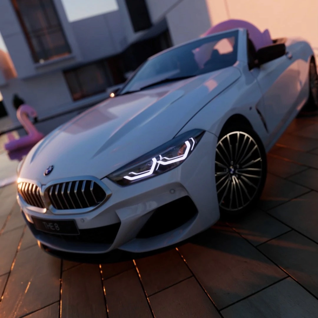 BMW 850i Cabriolet REEL
